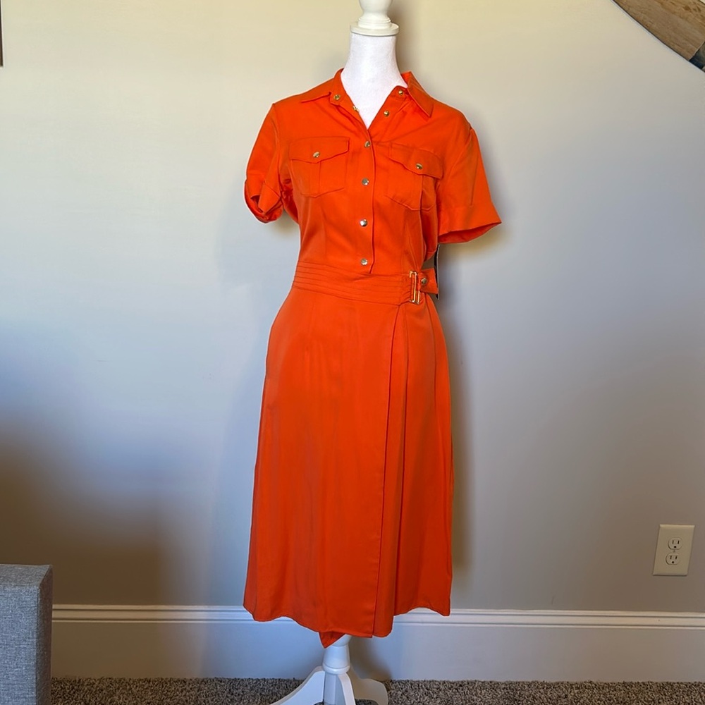New York & co orange dress NWT. Size xs